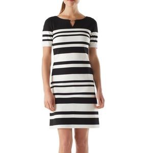 White House Black Market Striped Shift Dress